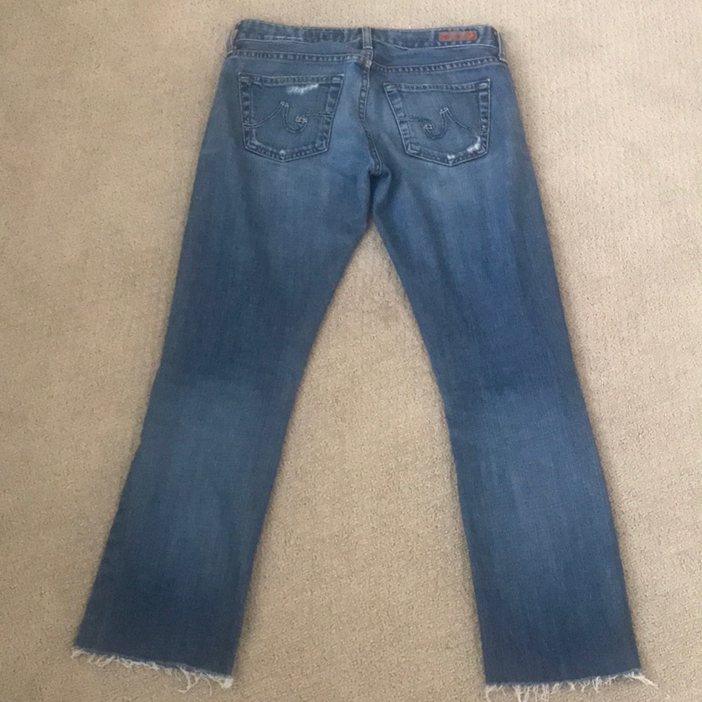 Ag Tomboy raw hem cropped 26